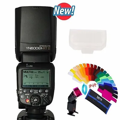 YONGNUO YN600EX-RT II TTL Wireless Flash Speedlite For Canon + Color Gels Filter • $304.69