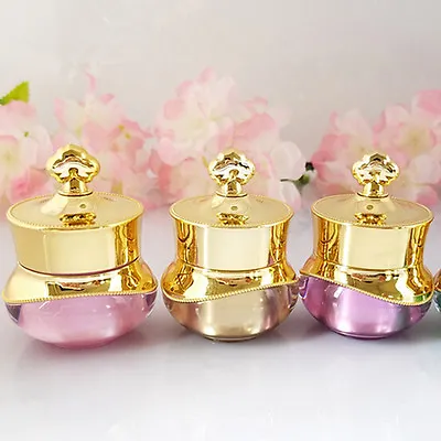 5/10g Crown Empty Pot Bottle Sample For Nail Art Makeup Cosmetic Cream Conta ZDP • £5.12