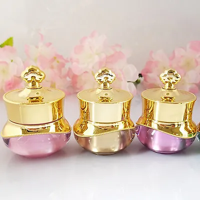 5/10g Crown Empty Pot Bottle Sample For Nail Art Makeup Cosmetic Cream Contai XI • £3.78