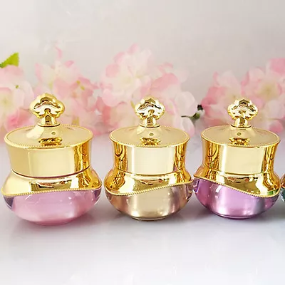 5/10g Crown Empty Pot Bottle Sample For Nail Art Makeup Cosmetic Cream Contai ZF • £3.38