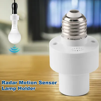 1-4PACK Motion Sensor Bulb Holder E27 LED Light Lamp Socket Base Adapter 110V US • $9.95