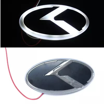 3D White LED K Logo Light Emblem Rear Trunk Lid Badge For RIO OPTIMA K5 Forte • $19.89