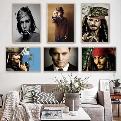 £4.89 • Buy Johnny Depp American Film Movie Actor Best Print Poster Wall Art Picture A4+