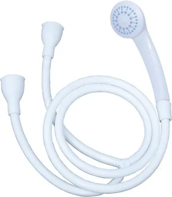 Double Tap Bath Sink Shower Head Hose Spray Hairdresser Pet Push On Mixer • £10.99