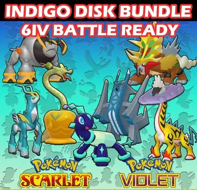 RAGING BOLT IRON CROWN MORE BUNDLE✨THE INDIGO DISK DLC✨Pokemon Scarlet & Violet • $5.99