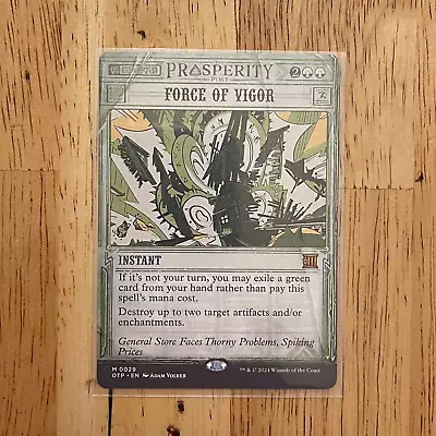 Force Of Vigor Mythic MTG OTJ Breaking News • $11.95