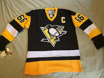 Mario Lemieux Jersey - Late 80’s-1991 - NEW! - SIZE 52 • $89.99