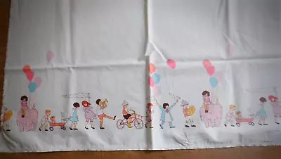  Children At Play  By Sarah Jane Michael Miller Fabric ~ Double Border 38  X 42  • $13