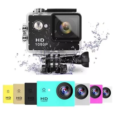 SJ4000 1080P Ultra HD Sport Action Camera DVR Helmet Cam Underwater Camcorder • £18.04