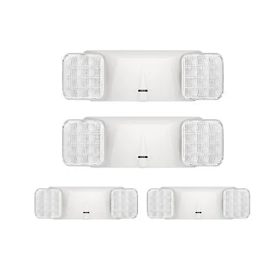 SPECTSUN 4 Packs Emergency Lights Adjustable Square Head Emergency Led Exit ... • $149.76