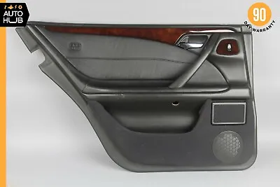 96-03 Mercedes W210 E430 E320 Rear Left Driver Interior Door Panel Black OEM • $91.30