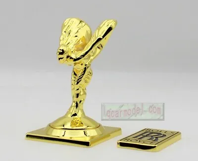 1:1 Scale Rolls Royce Fabulous Hood Ornament Mascot Gold Color Metal Model • $79.99