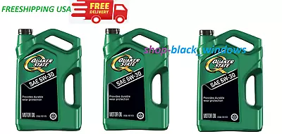 3 Pack Quaker State Motor Oil Synthetic Blend 5W-30 5-Quart • $45.99