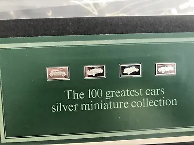 £19.99 • Buy 4 John Pinches 100 Greatest Cars Miniatures Silver 925 Ingots Issue 17 Nos 65-68