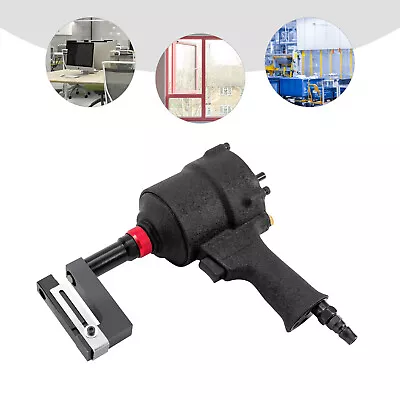 Pneumatic Air Panel Straight Sheet Metal Hole Punch Tool 8mm Hole Puncher+Handle • $85