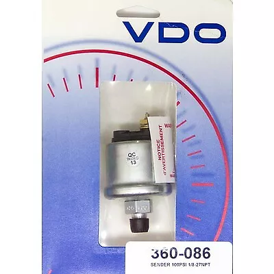 VDO Oil Pressure Sender - 360-086 • $52.44