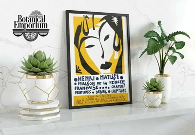£23.99 • Buy Henri Matisse Poster, Vintage Art Exhibition Print, Framed A6 A5 A4 A3 A2 A1