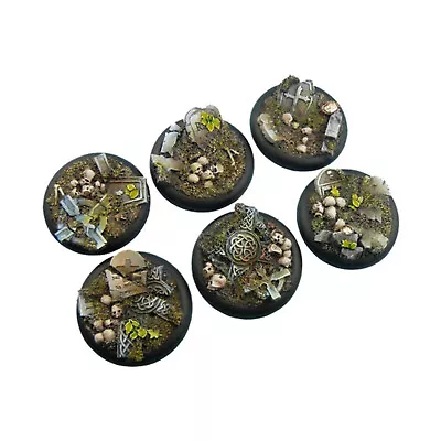 Micro Art Mini Base Graveyard 40mm Graveyard - Warmachine Round Bases Pack New • $7.95