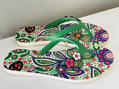 Viva La Vera Vera Bradley Retired Pattern  Size Medium  7-8 Flip Flop • $12