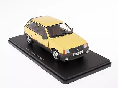 NEW 1:24 Scale Diecast Model Car -  Opel Corsa SR (Vauxhall Nova) In Yellow • £35.95