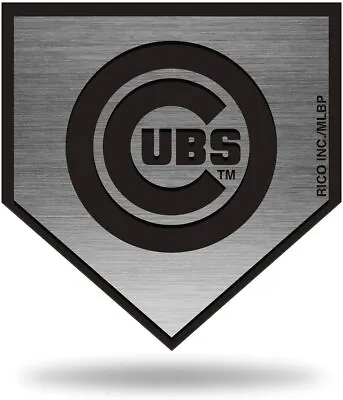 Chicago Cubs Auto Emblem Decal Premium Solid Metal Antique Nickel Design... • $16.79
