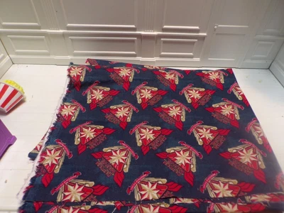 $3.74 • Buy Fabric-cotton-CAPTAIN MARVEL AVENGERS  Superhero Logo/ TOSS Print #2027