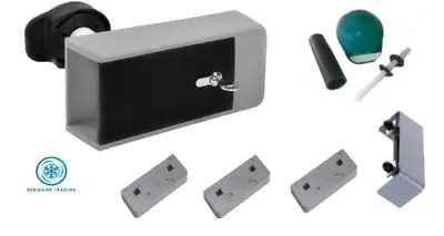 COLD ROOM Door Handle With Keys Kit & Fastener Lock With Extra Shims Option • £49