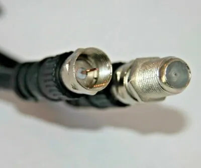 Coaxial Satellite Cable F Type Screw Connector Aerial Lead Male - Male Extension • £6.96