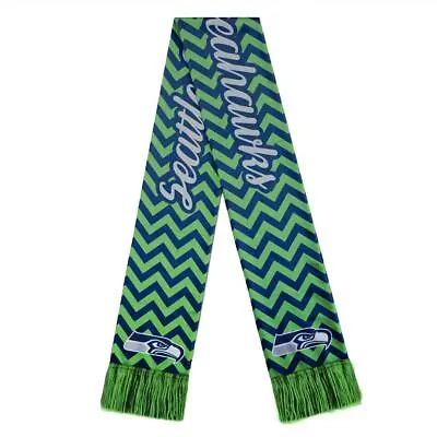 $17 • Buy Officially Licensed NFL Glitter Chevron Scarf By Team Beans 613601-J