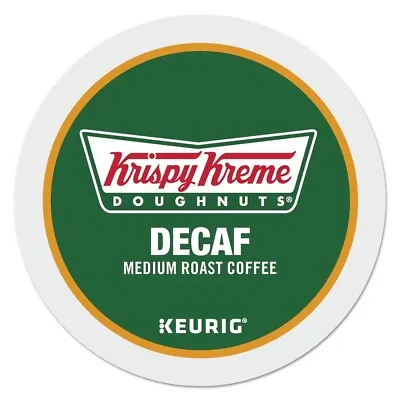 Krispy Kreme Doughnuts 6111 Classic Medium Roast Decaf Coffee K-Cups (24/BX) New • $22.67