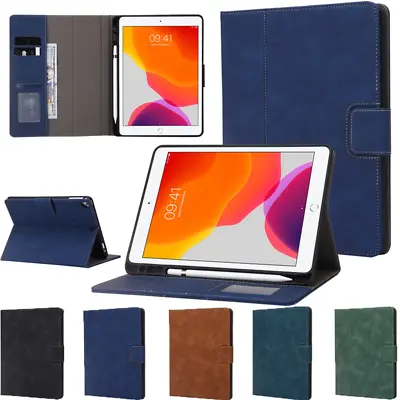 $25.49 • Buy For IPad 5/6/7/8/9th Gen Air 5 Pro 11  Smart Stand Case Cover With Pencil Holder