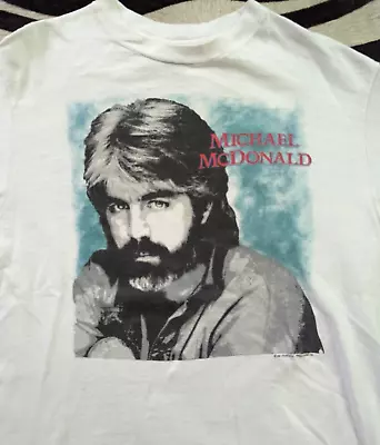 85 Tour No Lookin Back Michael Mcdonald Shirt White Unisex S-5XL RE069 • $19.94