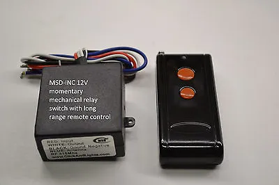 12V DC MOMENTARY 12v Out Relay Switch With Long Range Remote Control RM11P • $18
