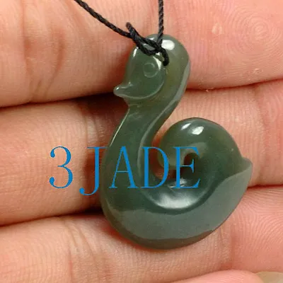 Nephrite Jade Manaia Koru Pendant NZ Maori Inspired Carving Symbol Of Protection • $19.99