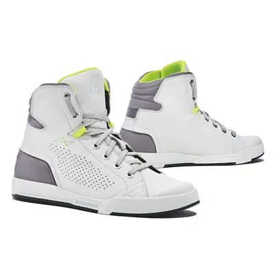 Motorcycle Boots | Forma Swift Flow Urban Street City Riding White Gray Summer • $69