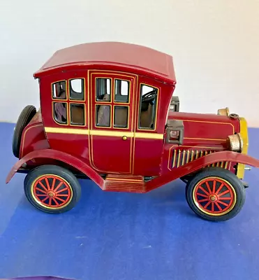 Vintage Yonezawa Grand Pa Car Tin Model T Battery Operated • $25