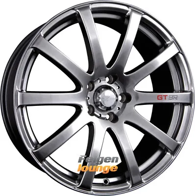 4x EMOTION WHEELS STRADA Hyperblack 7x17 ET45 5x114.3 • $803.64