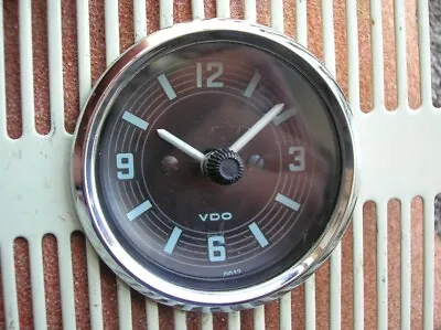 6v Volkswagen Clock Vw Kienzle Vdo Bug Beetle Cox Grill Vintage 1966 Accessory • $495