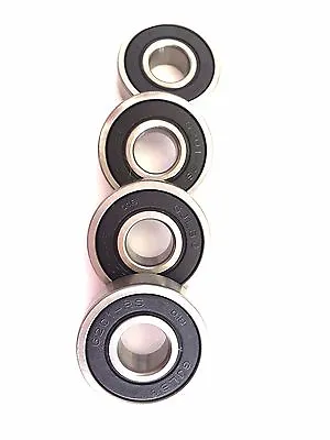 Set Of 4 Wheel Bearings 6201-rs Fits 97cc For Baja Doodlebug & Motovox Mbx10 • $11.95