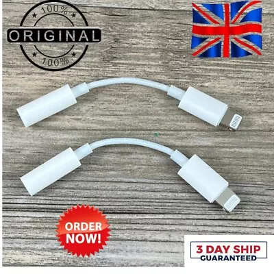 Adapter For IPhone To 3.5mm Jack Cable Connector Headphone Aux All IOS Devices • £1.99