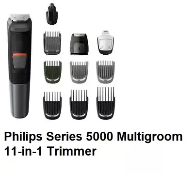 Philips Series 5000 Multigroom 11-in-1 Trimmer - 11 Tools For Face Hair & Body • $109.99