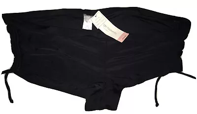 Liz Lange Women's XXL Maternity Swimsuit BOTTOMS Black NWT • $8