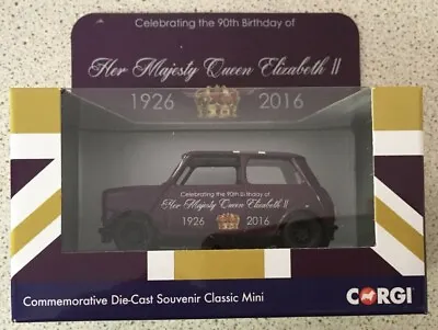 £14 • Buy Corgi Classic Austin Mini Celebrating The 90th Birthday Queen Elizabeth 2016