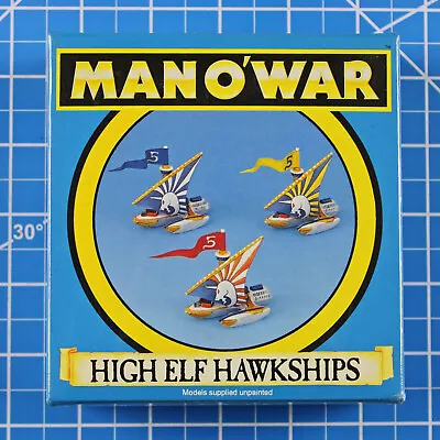 Man O War High Elf Hawkships - Rare & OOP Games Workshop Citadel Manowar Elves • $58.95