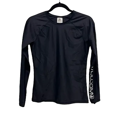 Volcom Long Sleeve Black Womens Rash Guard Size: L • $19.99