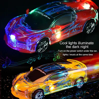 Kids Toys For Boys Cool Car LED Light Music 2 3 4 5 6 7 8 Year Old Age Xmas Gift • £7.77