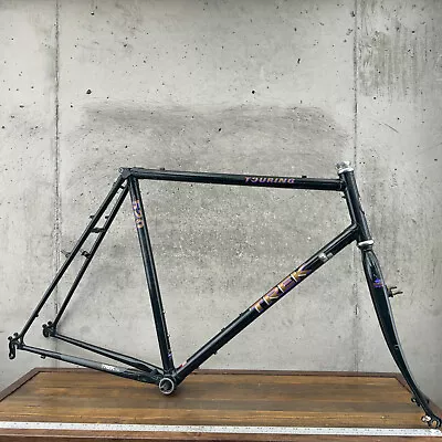 Vintage Trek 520 Touring Frame Set 58 Cm 22.5 USA Touring Tour Lugged Steel 90s • $519.99