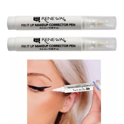 2 Pc Fix It Up Makeup Corrector Pen Fixes Smudges Perfecting Cosmetic Beauty • $6.95