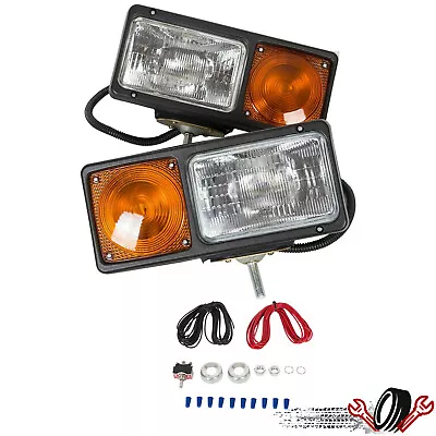 $89 • Buy Complete Snow Plow Snowplow Light Kit Wiring Harness Blade Lights Truck Lamp