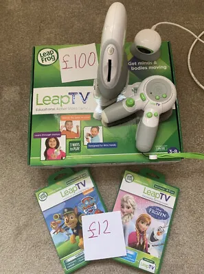 Leap Frog LeapTv Console & Games  • £30
